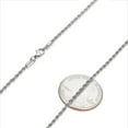 thumbnail image 2 of 2.5mm High-Polished Stainless Steel Twisted Rope Choker Chain Necklace, 17.5 inches, 2 of 7