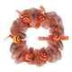 thumbnail image 1 of Corona de Halloween para puerta, decoración de puerta de entrada, corona de malla de calabaza para colgar en paredes, ventanas, mesas, 1 of 10