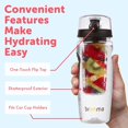 thumbnail image 5 of Brimma Fruit Infuser Water Bottle – 32 oz Large., 5 of 9