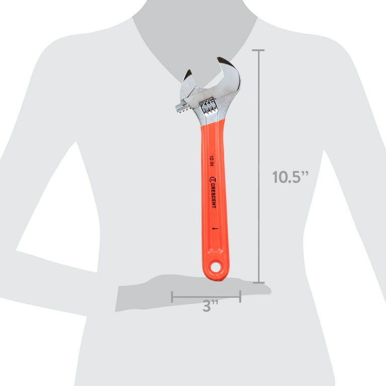 Crescent 6In. and 10In. Cushion Grip Adjustable Wrench 2 Crescent 6In. and 10In. Cushion Grip Adjustable Wrench 2