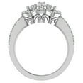 thumbnail image 3 of 1.00 CT TW Diamond Loop Ring Cluster 18K White Gold (G,VS), 3 of 5