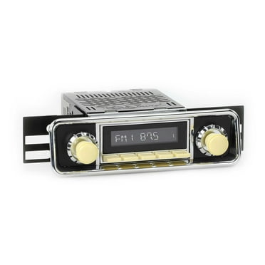 RetroRadio Compatible with 1974-79 Volkswagen Transporter Features Include Bluetooth, AUX, AM/FM LAI-M1-507-68-78PVW2