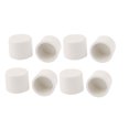 thumbnail image 1 of Unique Bargains 8 Pcs Capuchons d'Extrémité de Tuyau d'Entrée Ronds en PVC de 25 mm de Diamètre Noir, 1 of 1
