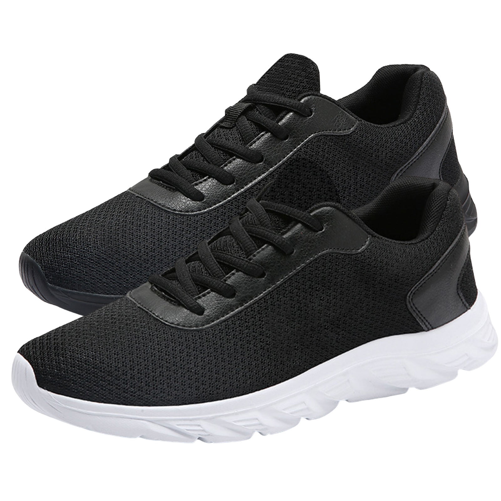 Yindaity Men’s Sports Shoes Running Sneakers Working Shoes Comfortable Casual Walking Hiking Shoes White,11