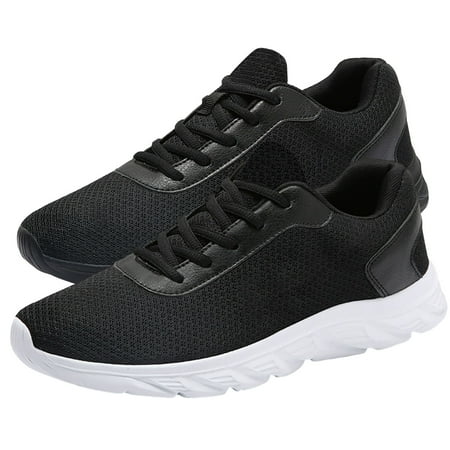 

PEASKJP Sneakers for Men Walking Shoes Non Slip Shoes Comfort Work Shoes Jogger Sneakers White 9
