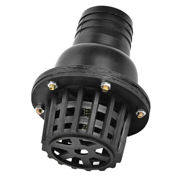 Válvula de Pie de la Bomba de Agua Pvc Negro Válvula de Retenciónica Plana de Baja Presión para Mácina de Fluido