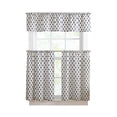 thumbnail image 5 of Curtainworks Kiara 3 Piece Valance and Tier Set Navy, Rod Pocket, Light Filtering, Indoor, 58" x 14" Adult, 5 of 5