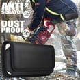 thumbnail image 5 of Luxmo Belt Holster for T-Mobile REVVL 7 Pro 5G, Hook & Loop Closure/Card Slots, Nylon, Pouch Holder Phone Case with Screen Protector (Tempered Glass) - Black, 5 of 8