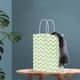thumbnail image 5 of Bolsas de regalo de papel con forma de onda, 25 piezas Bolsas de regalo de papel Kraft con forma de onda pequeña Bolsas de regalo optimizadas para la excelencia, 5 of 9