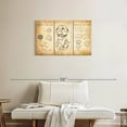 thumbnail image 2 of Elephant Stock Soccer Ball 1985 Patent Wall Art - Horizontal Multi Panel Canvas - Living Room Wall Decor - Patent Multi Panel - Black And Gold Decor - 33" x 20", 2 of 8