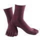 thumbnail image 1 of Calcetines de 5 para mujeres y hombres, calcetines de de tripulación, calcetines elásticos casuales deportivos Púrpura Salvador Calcetines de algodón de cinco dedos, 1 of 4