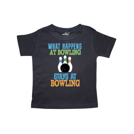 Bowling Funny Bowler Joke Gift Toddler T-Shirt