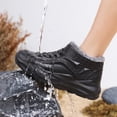 thumbnail image 6 of Domzle Men's Winter Snow Boots Thermal Insulated Cold Weather Sneakers Casual Shoes with Warm for Outdoor Commute Black, 6 of 7