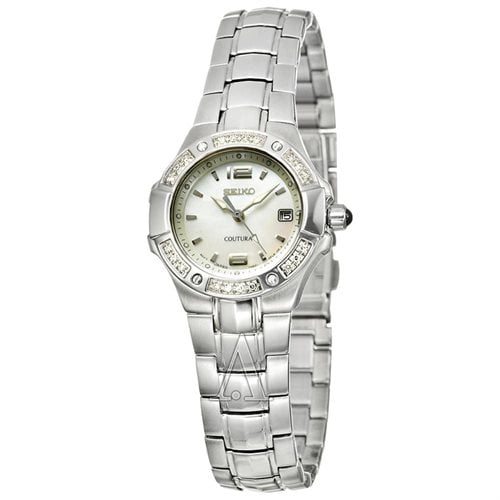 Seiko Women's Coutura Collection Mother-of-Pearl Dial Watch #SXD797 -  