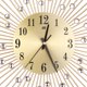 thumbnail image 2 of Reloj de pared de metal con incrustaciones de flores de diamantes para sala de estar, dormitorio silencioso (dorado) Likrtyny Para estrenar, 2 of 4