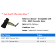 thumbnail image 2 of Reference Sensor - Compatible with 1996 - 2005 Chevy Astro 1997 1998 1999 2000 2001 2002 2003 2004, 2 of 2
