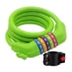 thumbnail image 1 of Candados para bicicletas Cadena antirrobo resistente que ahorra espacio para bicicletas de montaña al aire libre Verde, 1 of 8
