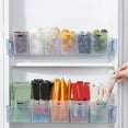 thumbnail image 6 of 2PCS Refrigerator Door Organizer Box, Refrigerator Side Door Storage Food Sorting Garlic Crisper Functional Seasoning Separation Storage, 6 of 7
