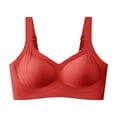 thumbnail image 2 of RongHuan Wireless Push Up Bras for Women Full Coverage Thin Paded Bra No Underwire Bralettes Comfortabe Everyday Bras, 2 of 3