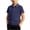 Navy, variant on School Uniform For Boys Solid Color Short Sleeve Blouse Soft Button Up Top Casual Collared Shirt Back To School Outfit Age 3-13 Years