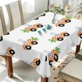 thumbnail image 6 of Coolnut Easter Bunny Carrot Car Rectangle Tablecloth, Spill-Proof Polyester Table Cloth, Table Cover for Kitchen Dining Picnic Holiday Party Decoration, 60"x60", 6 of 7