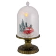 thumbnail image 5 of Northlight LED Lighted Snowing Musical Retro Truck Under Cloche Christmas Decoration - 13.5", 5 of 5