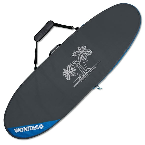 WONITAGO Surfboard Bag Day Shortboard and Longboard Cover Wear-Resistant and Lightweight - Size 9'6