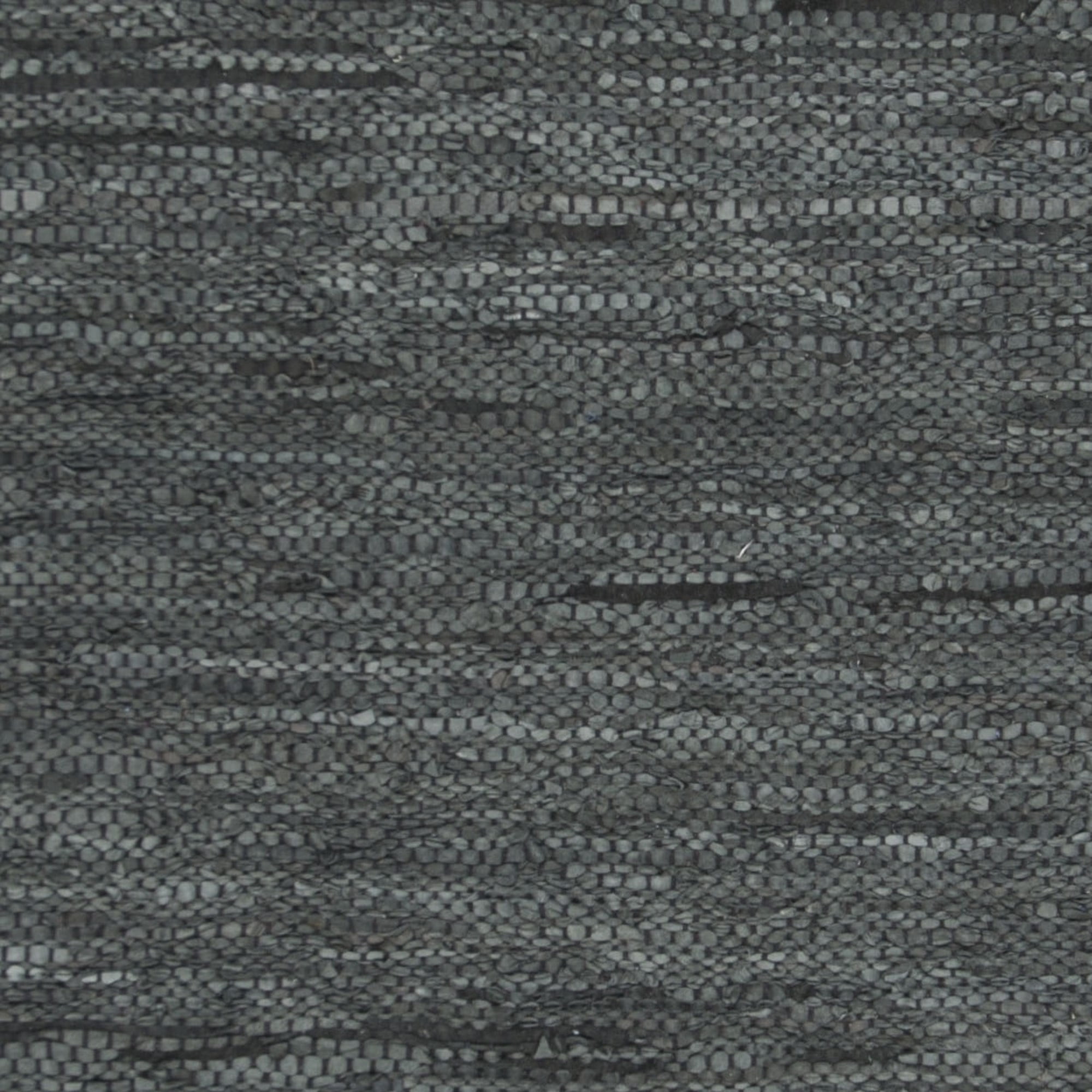 SAFAVIEH Vintage Leather Ayleen Braided Striped Area Rug, Grey/Silver, 5' x 8'