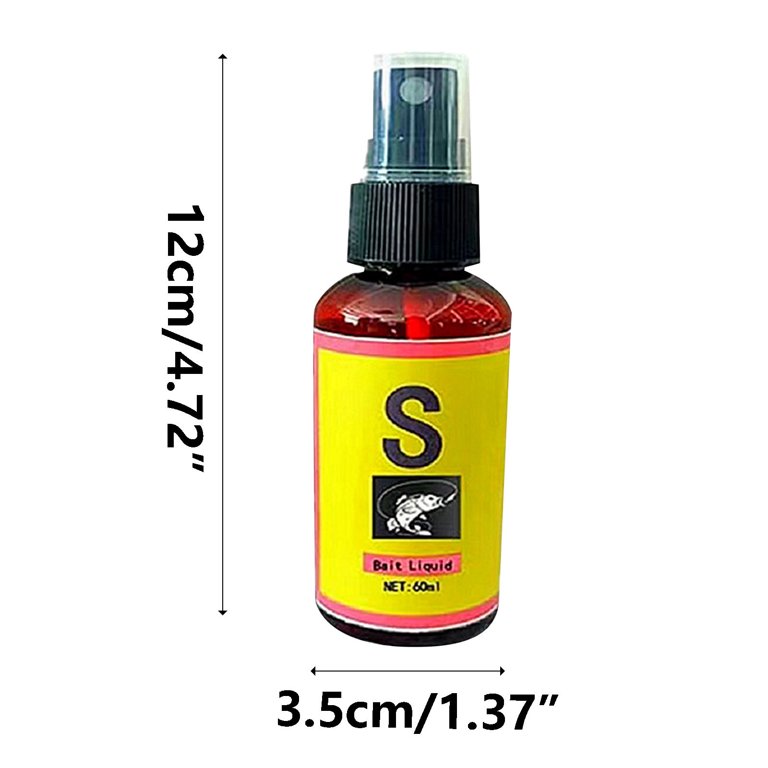 VerPetridure Fishing Bait Natural Bait Scent Fish Attractants for Baits,  High Concentration Fish Bait Attractant Enhancer, Fishing Accessories and  Equipment 60ML 
