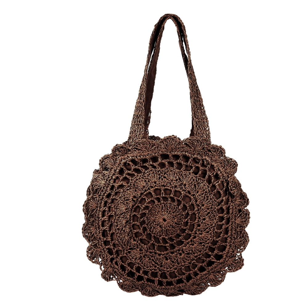 boho straw bag