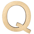 thumbnail image 1 of 14" Tall MDF Letter Q | 1/4" Thick | Krafty Supply Letters | Arial | Wooden Letter, 1 of 4