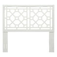 thumbnail image 1 of Comfort Pointe Thomas Chippendale White Wood Headboard - King, 1 of 8