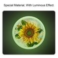 thumbnail image 2 of PhooArto Yellow Floral Sunflower 4 PCS Crystal Glass Cabinet Knobs, Drawer Kitchen Cabinets Dresser Cupboard Wardrobe Pulls Handle - Glowing in the Dark, 2 of 7