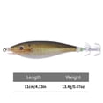 thumbnail image 4 of Anzuelos Calamar Brillantes 11CM/13 4G Señuelo Pesca Horizontal Artificial (), 4 of 4
