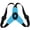 Blue, variant on Nieyigj Motorcycle Helmet Front Chin Bracket Holder Fixed Strap Mount Accessory for Action Cameras, Adjustable Lightweight Mount, Orange, 3.7x4.1x1.8 inches / 9.5x10.5x4.5 cm