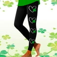 thumbnail image 2 of BLVB St. Patrick's Day Workout Leggings for Women Printed High Waisted Casual Slim Yoga Pants Athletic Tights, 2 of 5