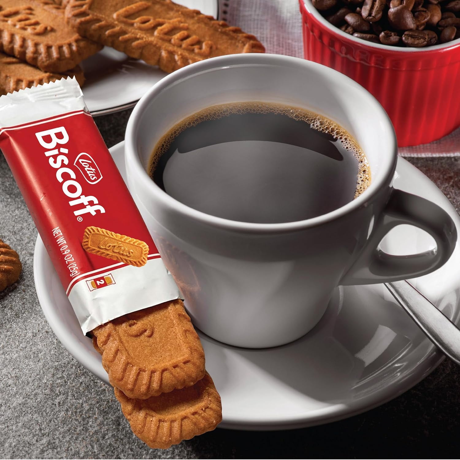 Lotus Biscoff Cookies, 17.6 Oz, Dispenser Box (20 sleeves of 2 XL cookies)