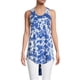 thumbnail image 4 of Elevenparis Mujer High Low Racerback Tank Top azul S, 4 of 4