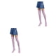 thumbnail image 3 of Medias Pantimedias Calcetines altos iris muslo Accesorios de juego de roles para fiesta Minnieouse, 3 of 6