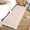 Beige, variant on ZACOO 2'x6' Solid Runner Rug, Scalloped Border Striped Print Machine Washable Ultra Thin Non Slip Carpet for Living Room Bedroom Kitchen, Taupe