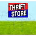 thumbnail image 1 of Thrift Store (18" x 24") Yard Sign, Includes Metal Step Stake, 1 of 6