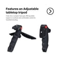 thumbnail image 6 of onn Portable LED Video Light Kit with Tripod Grip, Smartphone Holder & Bluetooth Remote for Vlogging, Streaming, and Photography, 6 of 16