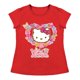 thumbnail image 1 of Playera Para Niña Sanrio Hello Kitty Cuello Redondo Manga Corta Talla 4 Rojo, 1 of 2