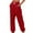 Red, variant on Women's Thin High Waisted Loose Sweatpants Comfortable High Waisted Jogging Pants With Pockets Casual Sweatpants