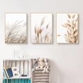 thumbnail image 4 of Beige Reed Weeds Pampas Reed Plants Decorative Wall Mural (set Of 3), 4 of 5