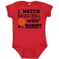 thumbnail image 3 of Inktastic I Watch Basketball with Mommy Boys Baby Bodysuit, 3 of 5