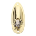 thumbnail image 4 of XIYANGJUAN - Conector de entrada de guitarra dorada estilo barco de 1/4 pulgadas con carga de salida, 4 of 6