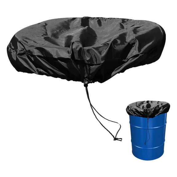 55 Gallon Drum Cover Drawstring Covers Washable Reusable Supplies for Outdoor Raining Day Portable Pouch