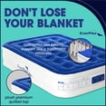 thumbnail image 4 of EZ Inflate 16 inch Luxury Inflatable Air Mattress With Built In Pump, Twin, 4 of 7