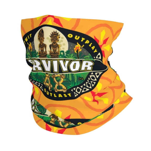 Survivor 48 Bandanas Fashion Print Mask Seamless Neck for Men Women Headwear